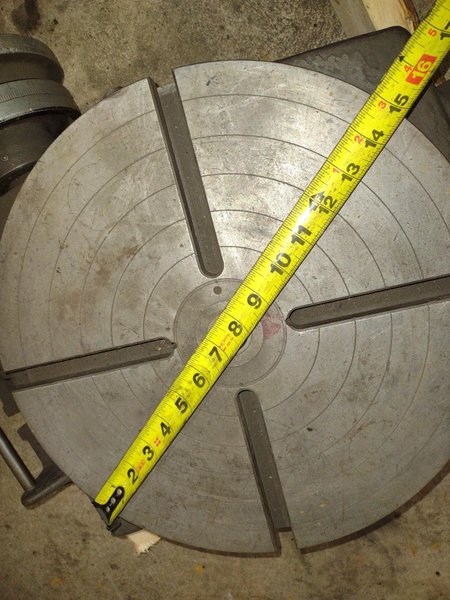 15&quot; BRIDGEPORT MODEL #15 ROTARY TABLE: STOCK 22437