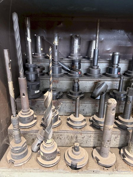 CAT 50 TOOLING W/ CABINET INCLUDED. STOCK # 0325326