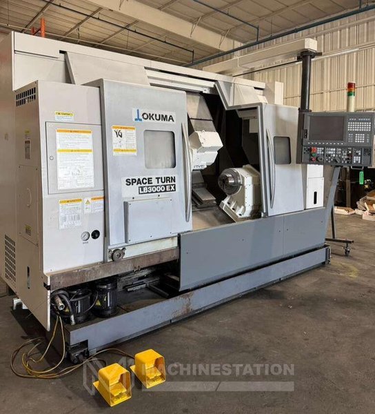 Okuma Space Turn LB3000EX-MYW 800 Multi Axis CNC Turning Center – Lathe