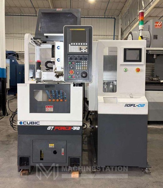 Cubic GT Force-32 Gang Tool CNC Lathe – 2019 Integrated Gantry Auto Loader