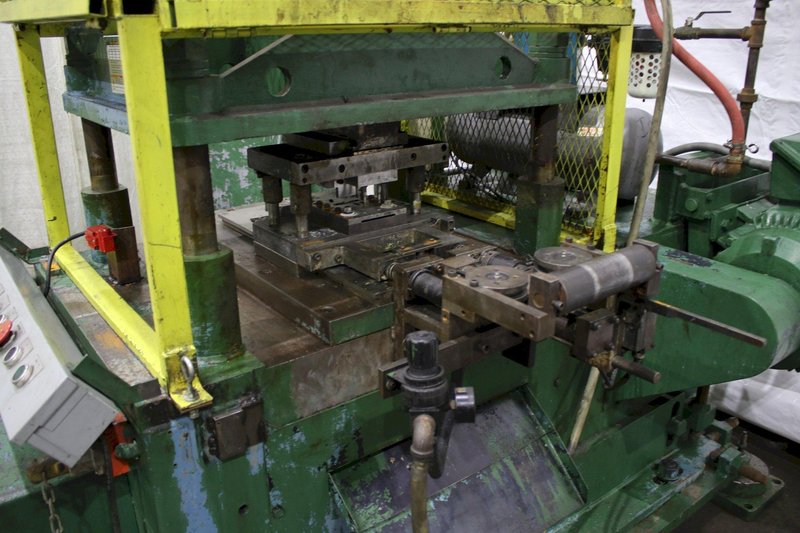 60 TON TISHKEN  4 POST CUTOFF PRESS: STOCK #73911