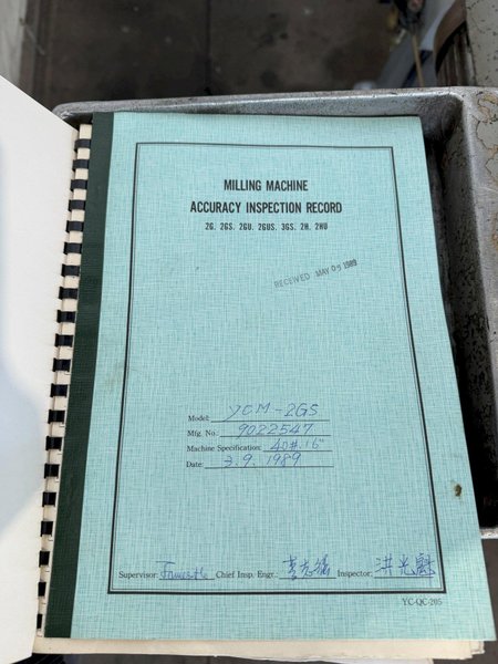 SUPERMAX YCM-2GS VERTICAL/HORIZONTAL UNIVERSAL MILL W/ TOOLING. STOCK #1008125