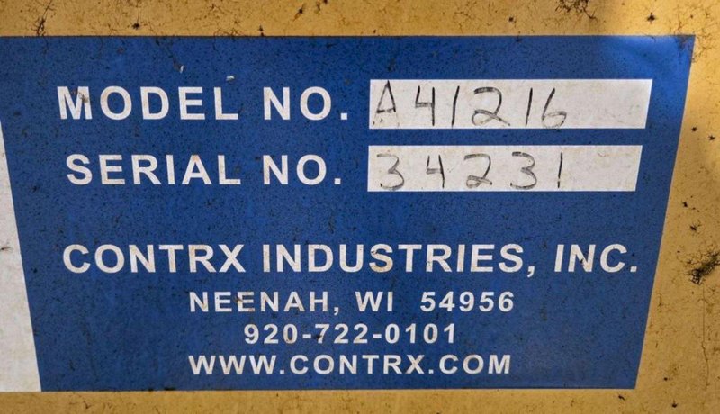 2 TON CONTRX INDUSTRIES MODEL #A41216 FREE STANDING JIB CRANE: YOBRO #23871