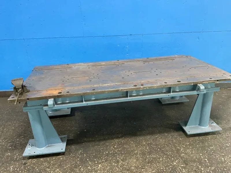 53” X 112” / 1 1/2” THICK WELDING TABLE