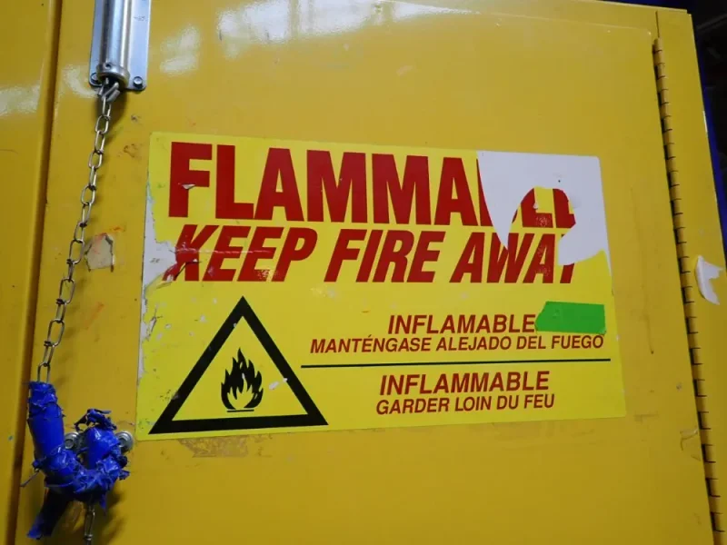 EAGLE 45 GALLONS / 43" X 18" X 65" FLAMMABLE CABINET  -  1947