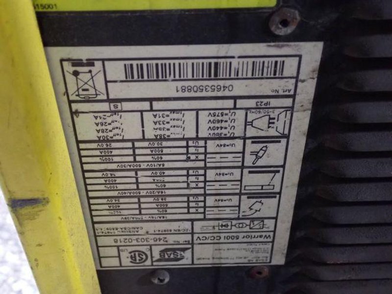 Esab Welder - Warrior 500i Cc/cv