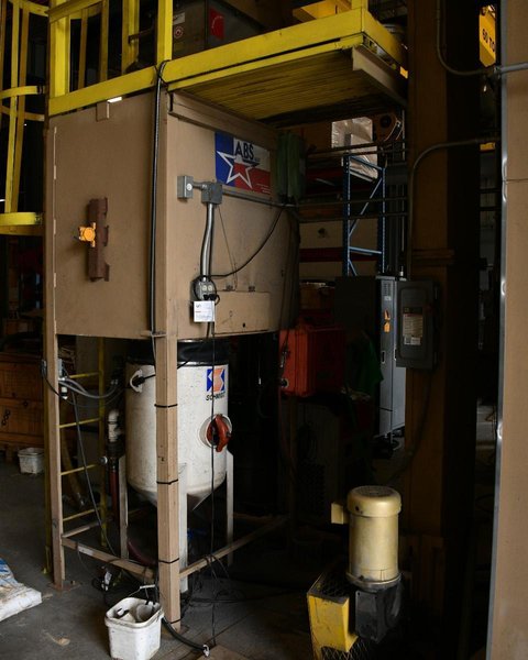 16' x 18' x 14' HIGH ABRASIVE BLAST SYSTEMS (ABS) SHOT BLAST ROOM: YOBRO #25726
