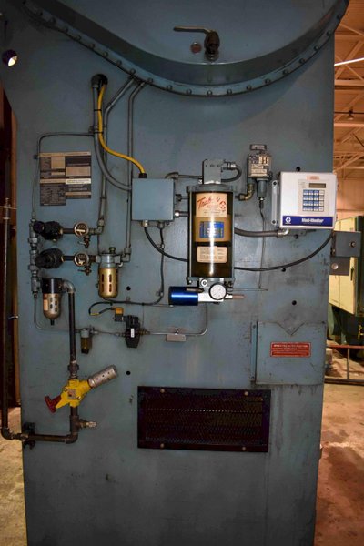 150 Ton Niagara Straight Side Press, Model PN-150-84-42, 6" STR, 16" SH, 84"LR x 42"FB BA, 20" WDO, 30-60 SPM, 1987