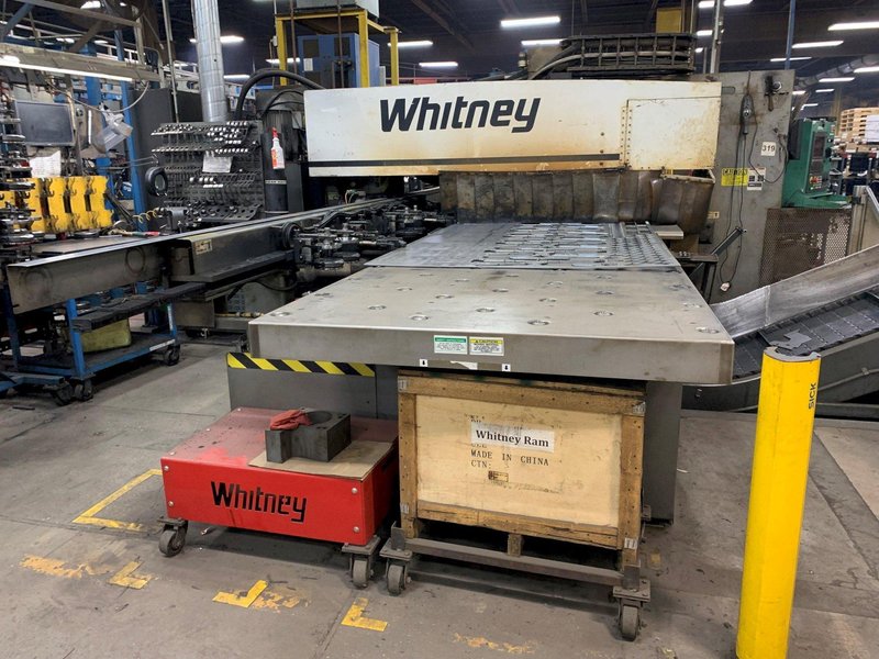 2013 Whitney 3400 XP Combination CNC Punch / Plasma Cutting System (#4851)
