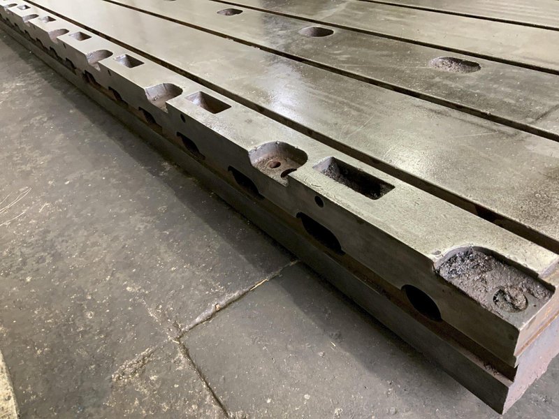192" X 60" T-SLOTTED FLOOR PLATE: STOCK #81414