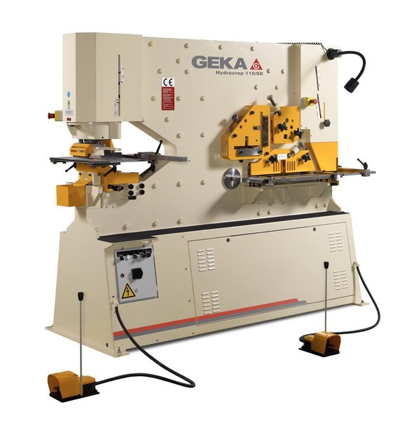 120 Ton Geka Hydracrop 110SD Ironworker, 2026 – W/2-Year Warranty, Brand New