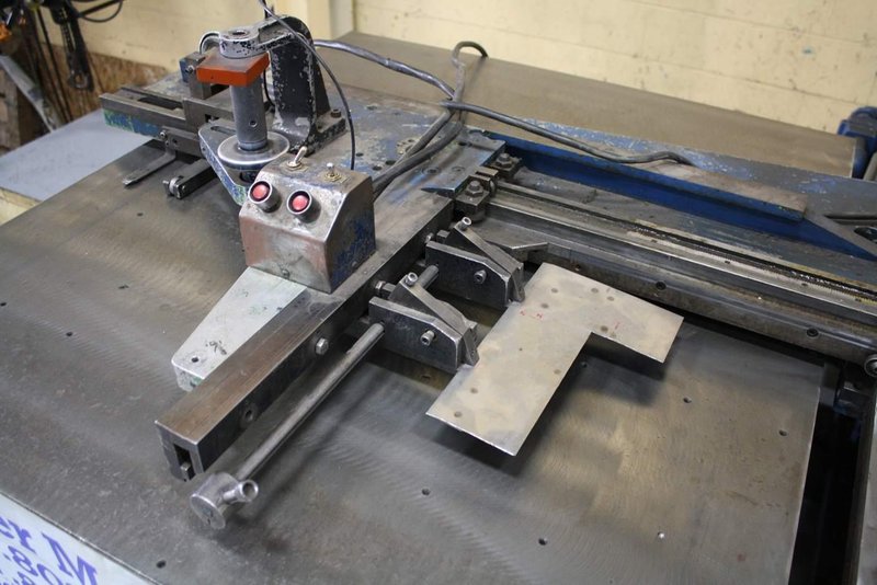 25 TON PIERCE ALL PERF-O-MATOR SINGLE END PUNCH: STOCK #67093