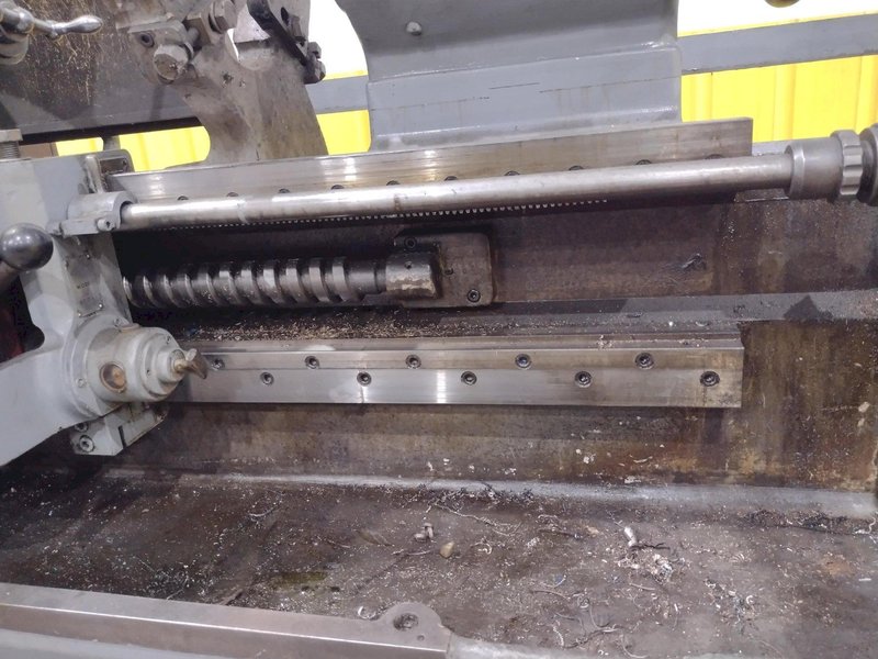 15&quot; X 32&quot; MANNAIONI MAN-AU-CYCLE THREADING LATHE, 4&quot; HOLE: STOCK #16992