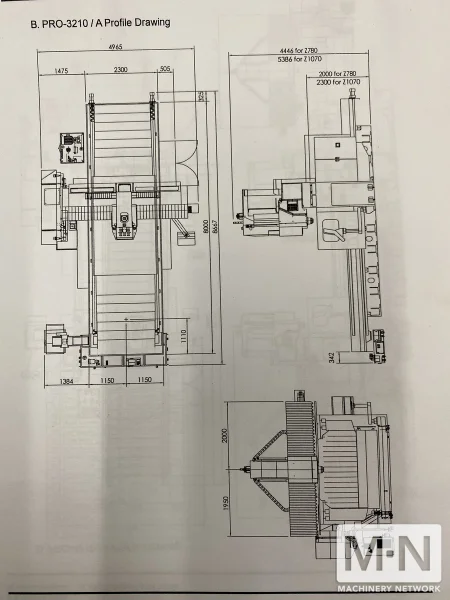 Mighty Viper PRO-3210 CNC Vertical Bridge Mill - New 2007