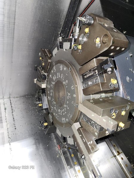 DN Solutions (Doosan) Lynx 2100LSYA CNC Lathe, Live Tooling, Doosan-Fanuc i Series Control, LNS Alpha Series BF, 20 HP, New 2022