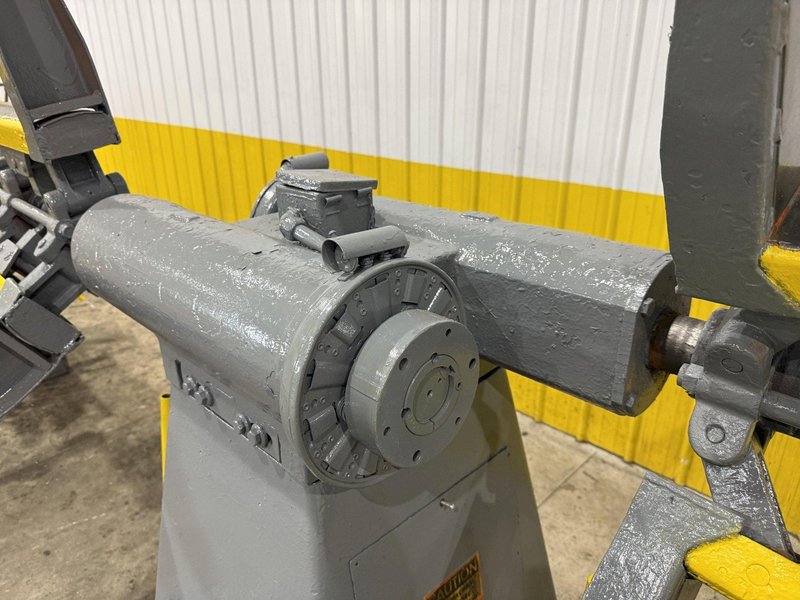 2500 LBS X 12&quot; COOPER WEYMOUTH DOUBLE END PULL-OFF COIL REEL UNCOILER: STOCK #22618