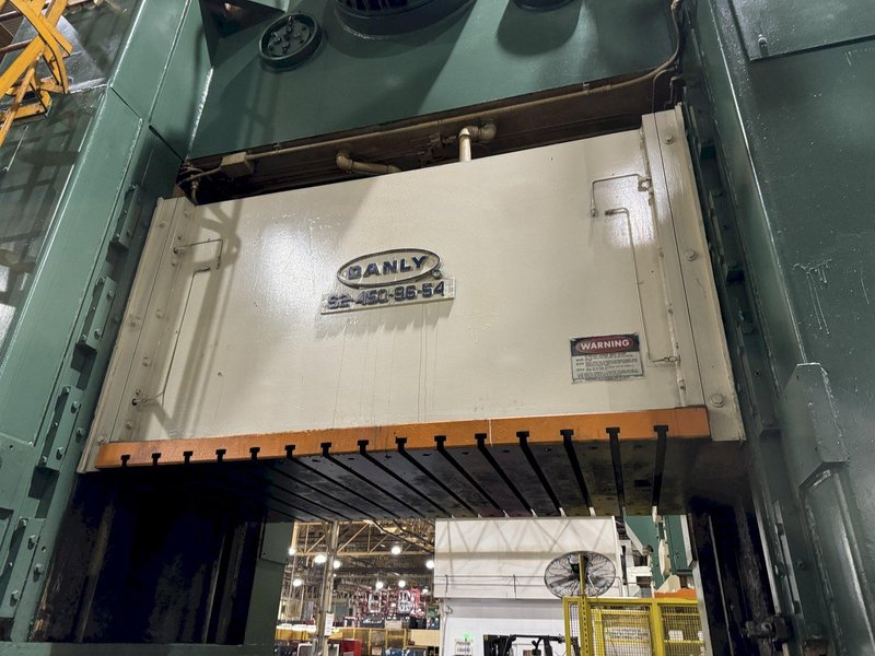 450 TON DANLY S2-450-96-54 STRAIGHT SIDE PRESS. STOCK # 0234925