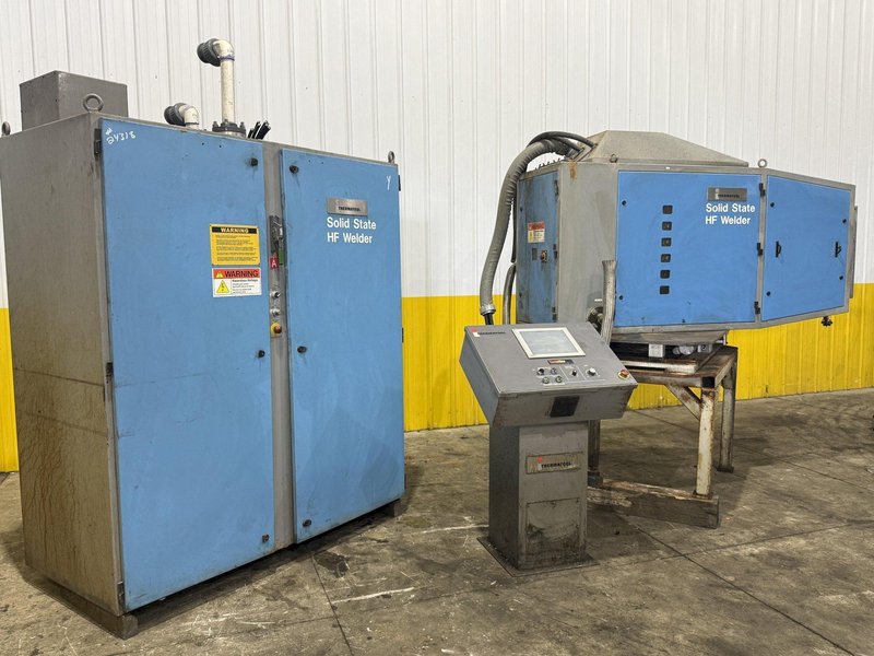 150 KW THERMATOOL MODEL #CF14-1506460 SOLID STATE HF WELDER SYSTEM, THERMAVIEW CONTROLS: YOBRO #24318