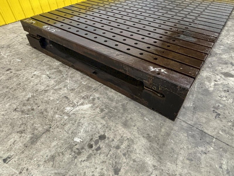 15&#039; X 8&#039; X 17&quot; HIGH T-SLOTTED BOLSTER , FLOOR PLATE / LAYOUT TABLE: YOBRO #23985