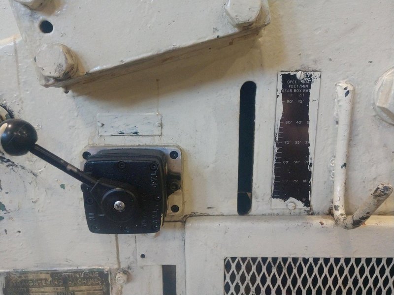 30" X .125" LITTELL MODEL #632D-7PD POWERED STRIP STRAIGHTENER WITH PEELER: STOCK 14128