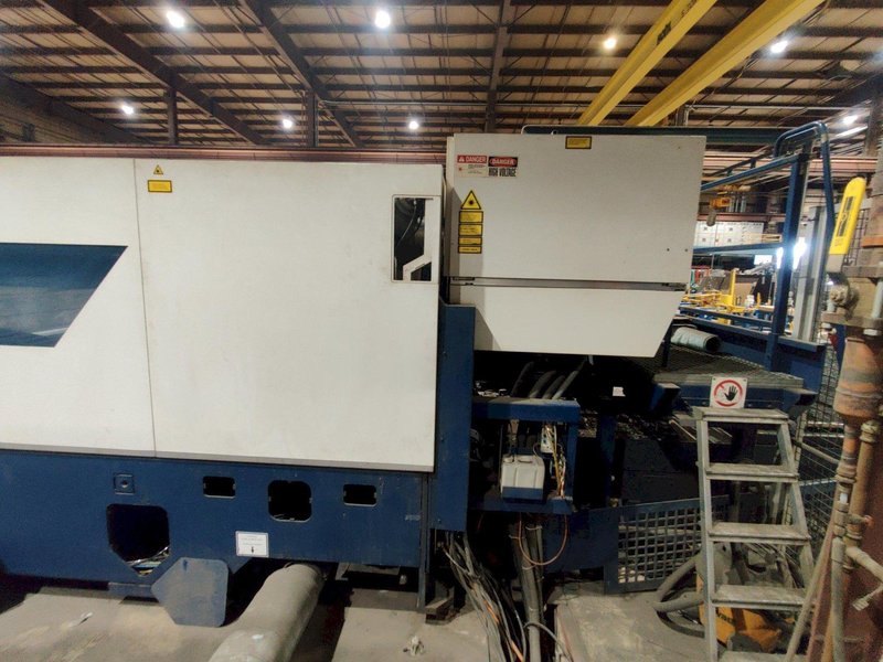 6,000 WATT TRUMPF TRULASER 8000 WITH TRUFLOW 6KW RESONATOR. STOCK # 0690524