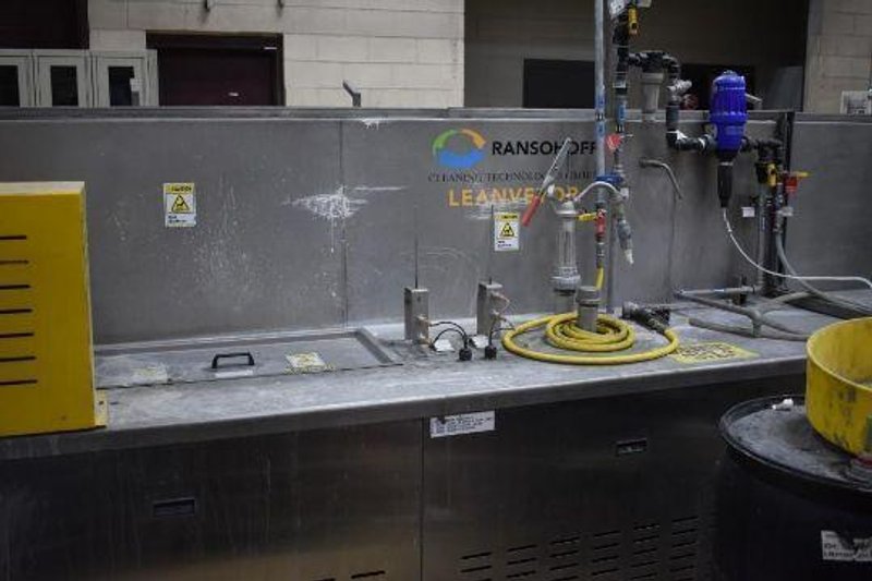 Ransohoff Leanveyor Stainless Steel High-Production 2-Stage Washer