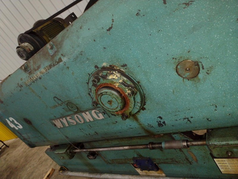25 TON X 6&#039; WYSONG MODEL #2572 MECHANICAL PRESS BRAKE: STOCK #23464