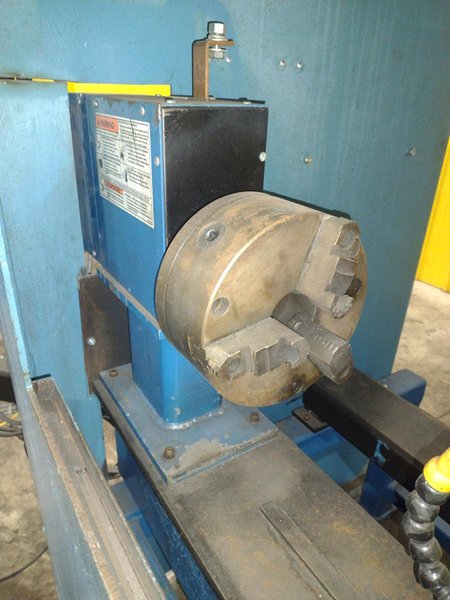 12" ITW WELDING AUTOMATION LATHE, WITH MILLER WELD CONTROLLER &amp; MILLER XMT 304 SERIES ARC WELDER: YOBRO #24402