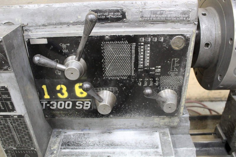 24&quot;/34&quot; X 69&quot;/96&quot; TURRI SLIDING BED LATHE: STOCK #72424