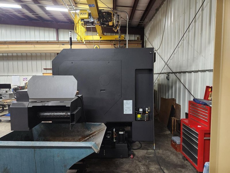 Smart NL6000LM CNC Lathe, 2023 – 24″ Chuck, Live Tooling, Tailstock, Steady Rest, Box Ways, Chip Conveyor