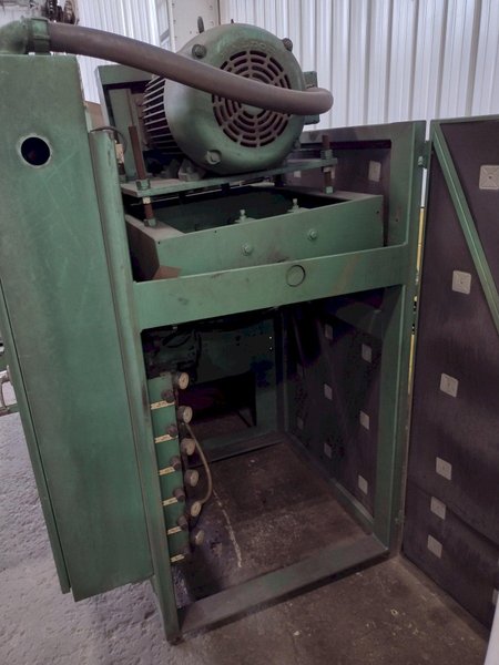 42" X 50 HP TIMESAVER MODEL #343-1SG  SLAG GRINDER BELT SANDER WITH HAMMOND DUST COLLECTOR: STOCK #17009