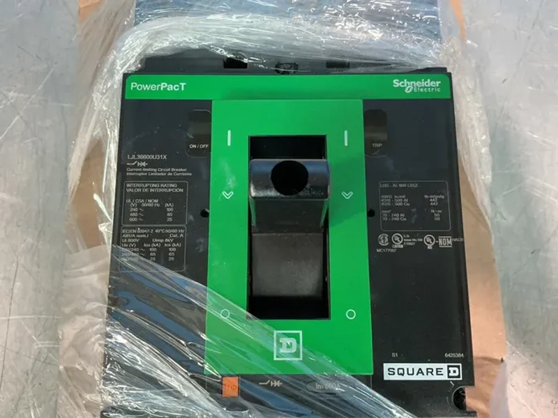 Square D  600 Amps  Powerpact Circuit Breaker  - Ljl36600u31x