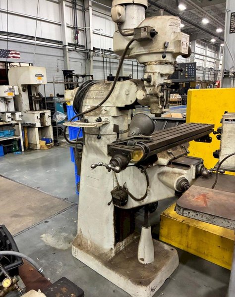 2 HP BRIDGEPORT SERIES I VERTICAL RAM TYPE MILL: YOBRO #24807