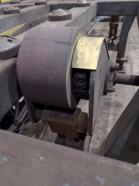 16&#039; POWERED INFEED TABLE, USED FOR LOADING SHEETS IN A SHEAR / BRAKE: YOBRO #24335