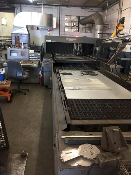 2500 WATT CINCINNATI #CL707 5X10 CNC SHEET LASER: STOCK #71526