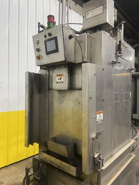 2017 SYSTEM TECHNOLOGIES ROTARY TABLE HIGH-PRESSURE STAINLESS STEEL PARTS WASHER: STOCK #14485