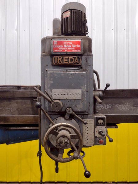 4&#039; x 13&quot; IKEDA MODEL #RM-1175 RADIAL ARM DRILL: STOCK #19134