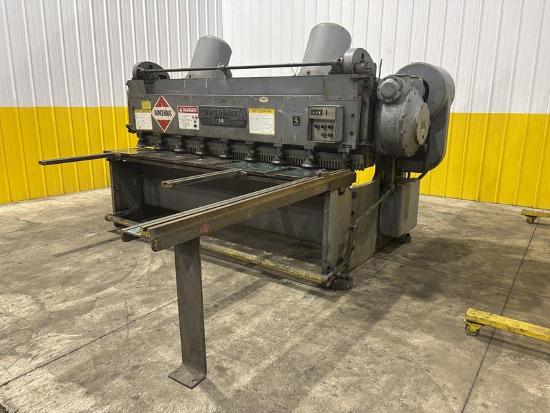 8' x 3/16" CINCINNATI MODEL #1408 MECHANICAL POWER SQUARING SHEAR: STOCK #22769