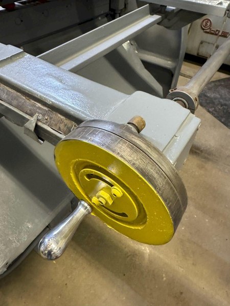 1 PREOWNED 4 FT. X 12 GA. PEXTO POWER SQUARING SHEAR, MODEL #: 12-U-4H, S/N: 655339