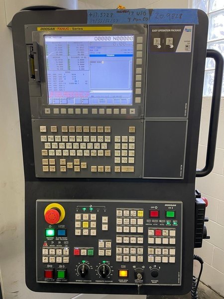 2019 Doosan DNM4500S CNC VMC with 4th/5th Axis KOMA TWA160 Rotary Table