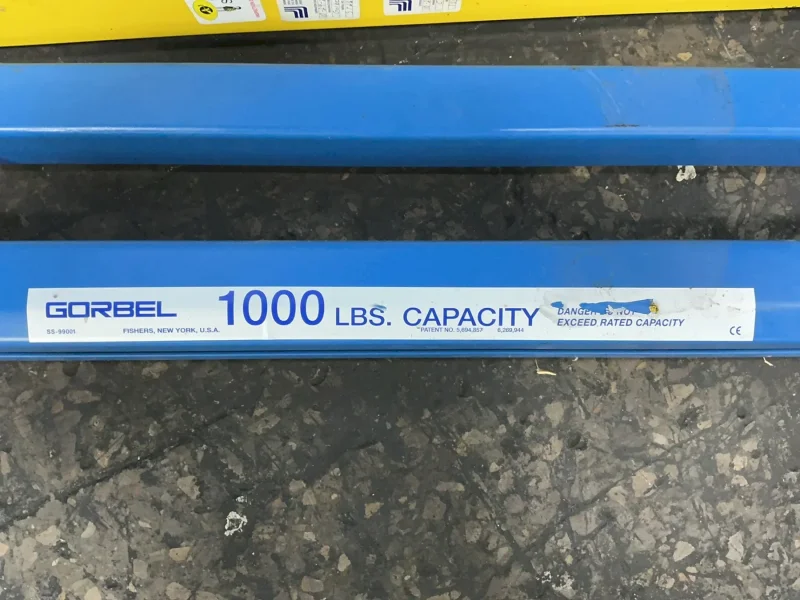 GORBEL 1000 LBS JIB CRANE