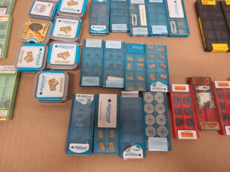 Ingersoll, Walter, Sandvik Carbide Insert Turning and Milling Mega Lot!!!  ***New In Packages***- Auction Item