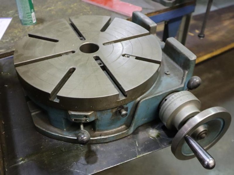 Troyke U-15 15" Rotary Table, Hand Feed- Auction Item