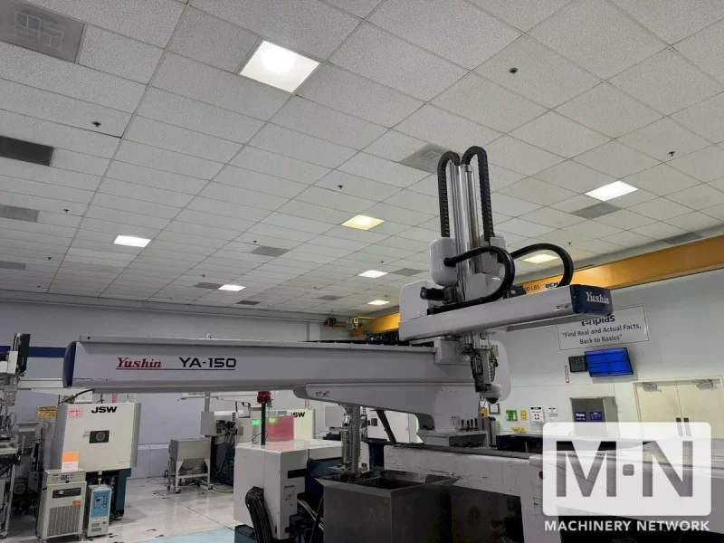YUSHIN ROBOT MODEL YA-150DL DUAL ARM SERVO ROBOT MFG 2010