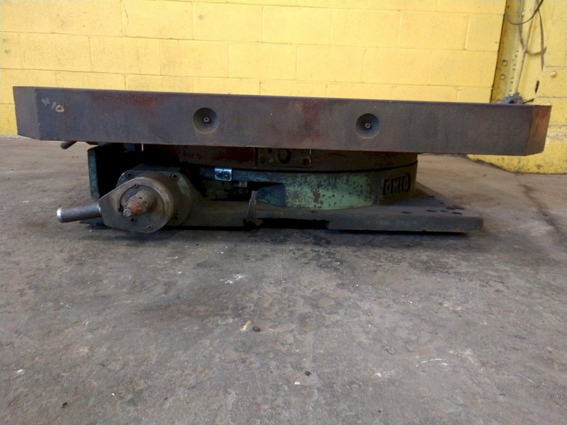 48&quot; x 48&quot; OHIO T SLOT ROTARY TABLE: STOCK 14674