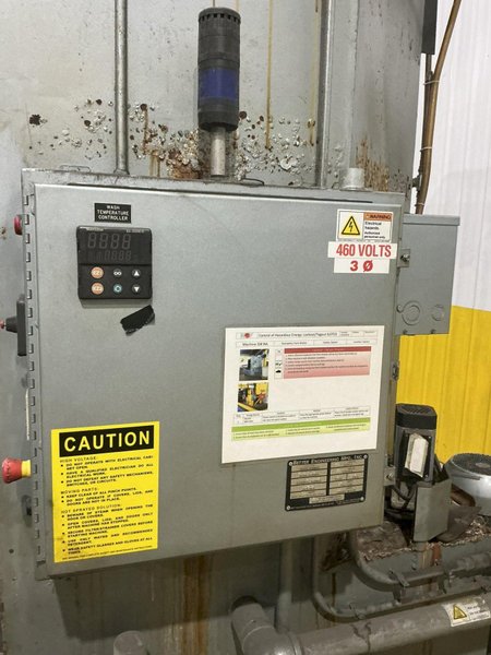 40" X 60" BETTER ENGINEERING MODEL #FRD4000LXP 3-STAGE HEATED PARTS WASHER: YOBRO #25050
