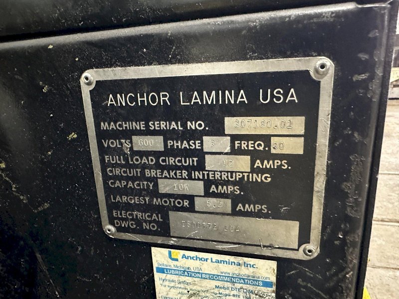 80,000 LBS ANCHOR-LAMINA 4-CYLINDER PORTABLE HYDRAULIC DIE SETTING &amp; SEPARATING SYSTEM: STOCK #18989