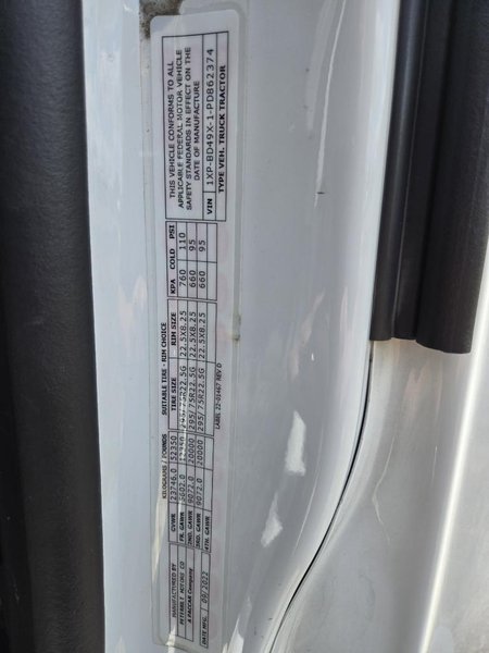 2023 Peterbilt 579 1XPBD49X1PD862374