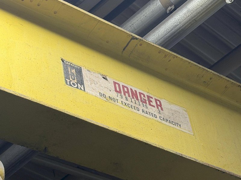 5 TON JIB ARM CRANE W/ 3 TON YALE HOIST: YOBRO #24982