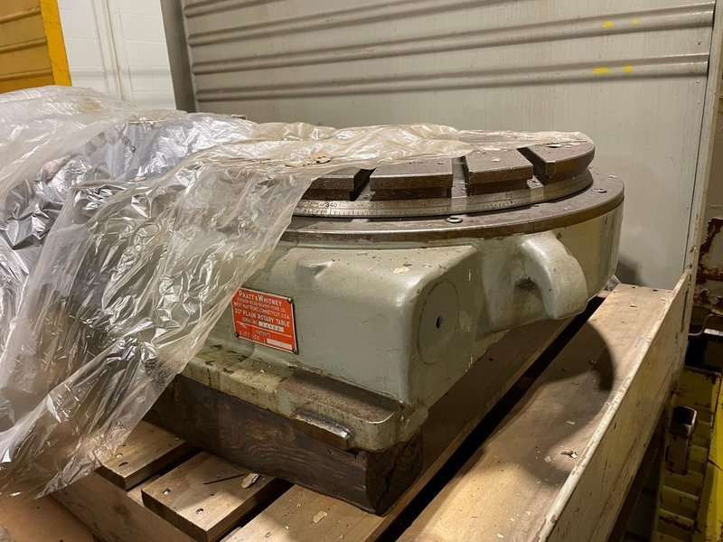 20&quot; PRATT &amp; WHITNEY ROTARY TABLE